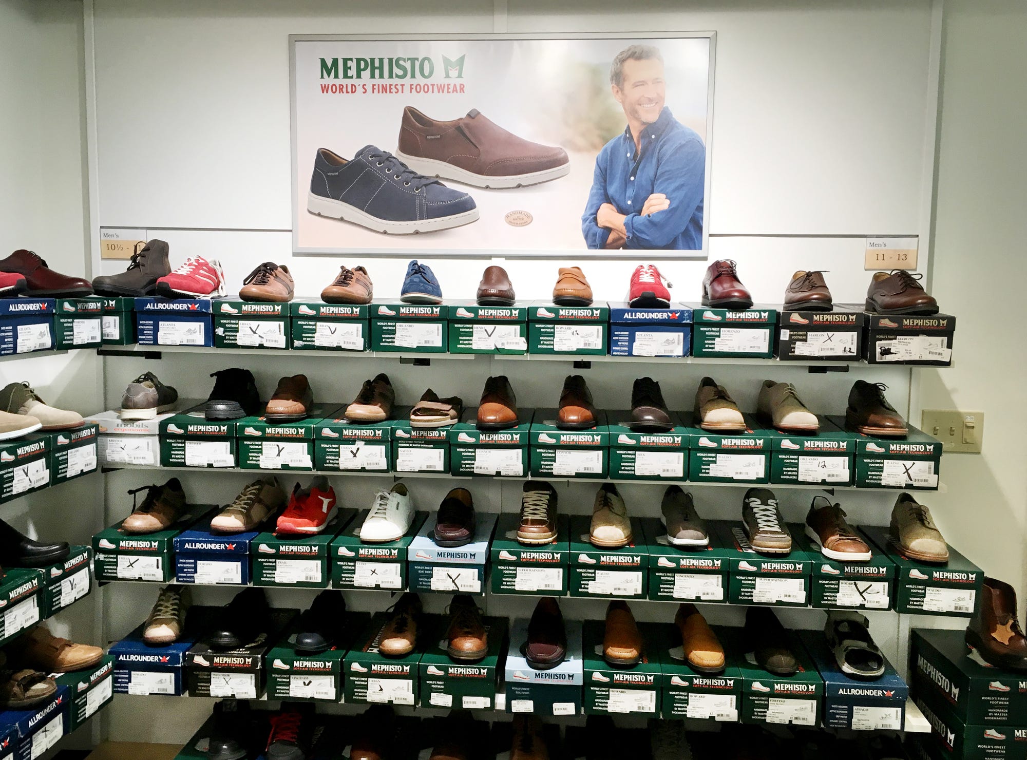 Mephisto shoe outlet in Franklin offers 